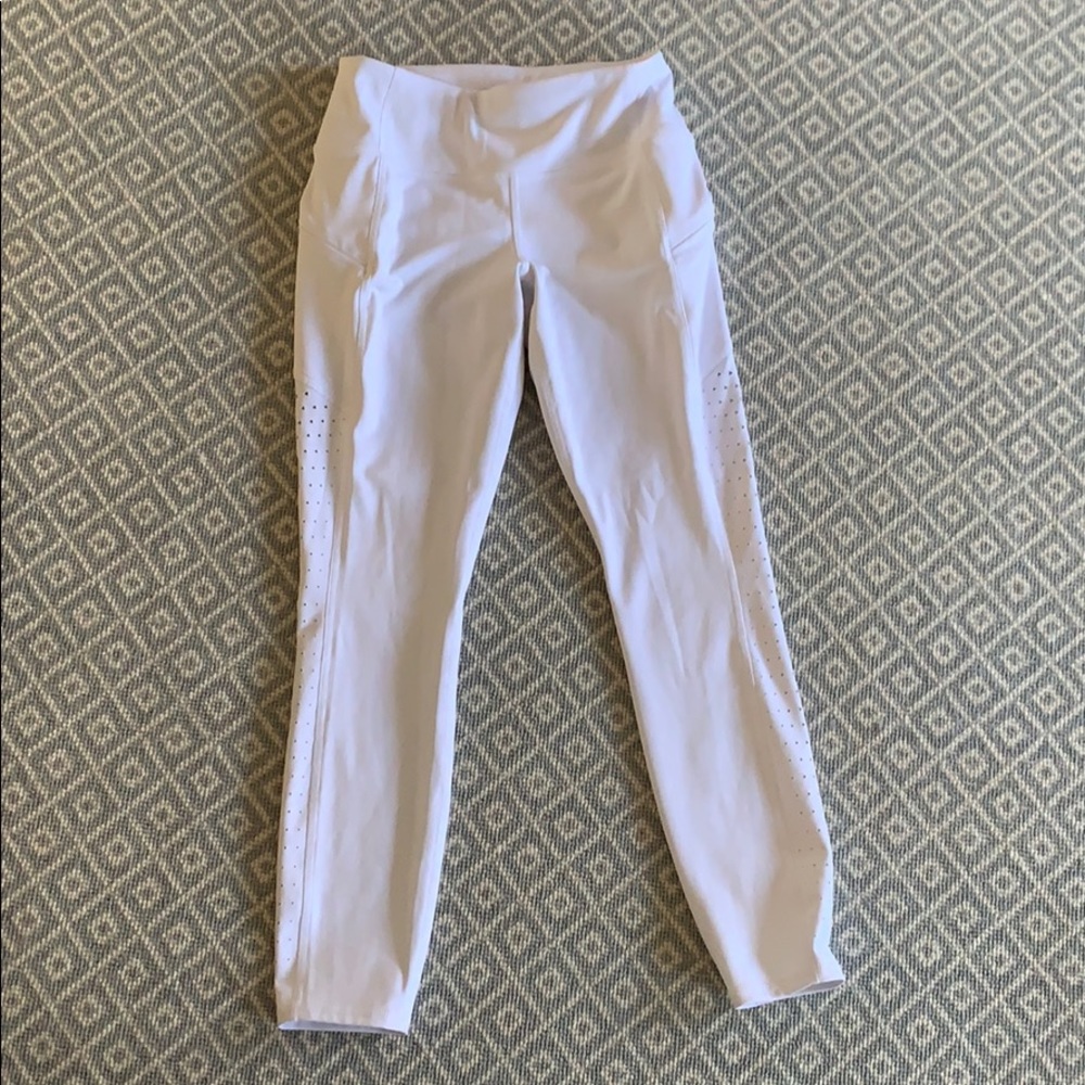 Athleta white leggings